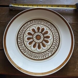Cavalier ironstone world China USA antique 1960s -1970s 12" serving tray, T10MIS